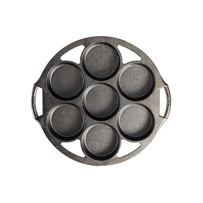 Top view of pan showing cooking area and curved handles.