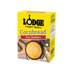 Front of Lodge Cast Iron True Southern Cornbread mix packaging.