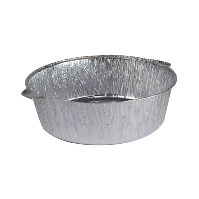Foil liner on white background.