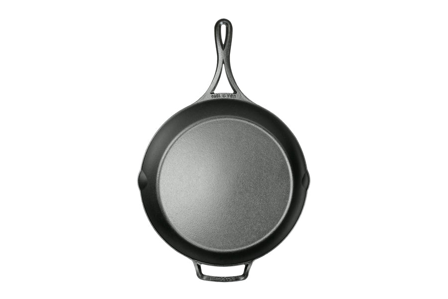 Top view of skillet.