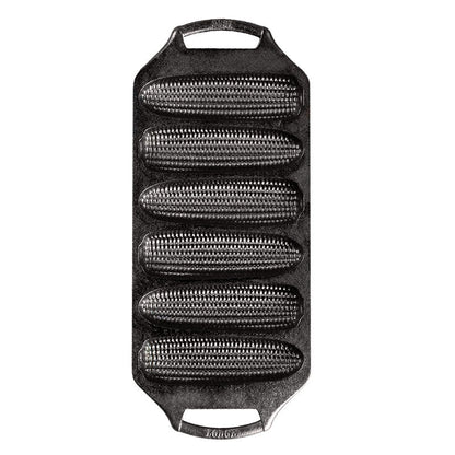 Top view of pan featuring the texture of corn-shaped wells to create a realistic shape in baked good.
