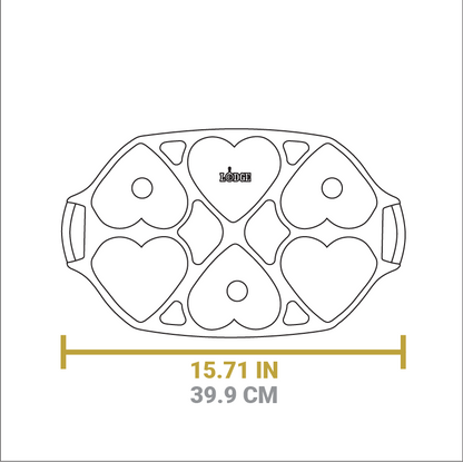 Dimensional drawing of product. Full length of pan is 15.71 inches.