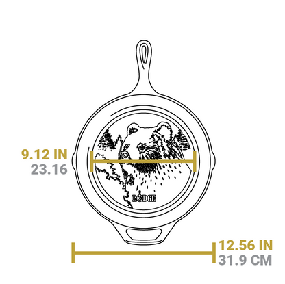 Dimensional drawing of product. Total width is 12.56 inches, width of flat bottom is 9.12 inches.