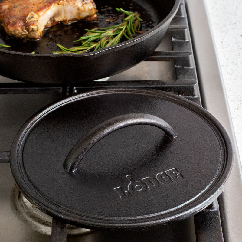 Press next to skillet ready to use on steak.
