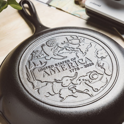 Close-up view of engraved design.