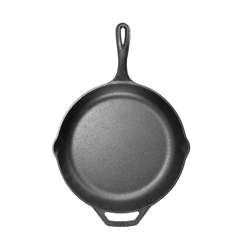 Top view of skillet.
