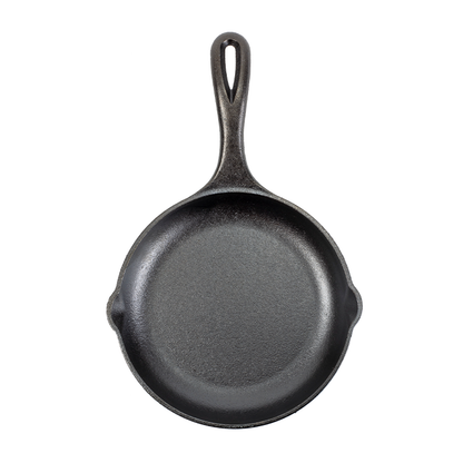 Top view of skillet.