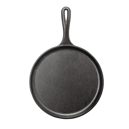 Top view of griddle featuring cooking surface and slightly raised edges.